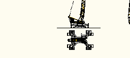 Liebherr 1600 W narrow track autoCAD block