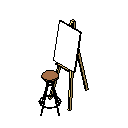 Art_Easel_with_Stool