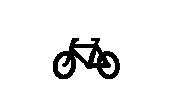 Cycle path symbol