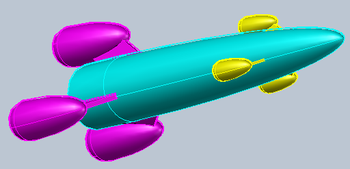 FUSEE_ROCKET_COHETE_RAZZO_paKeTa_3D