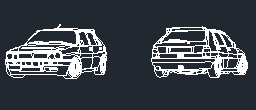 Lancia Delta Integrale (Front and Back)