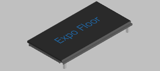 1000mm EXPO FLOOR PANEL-3D