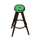 Leather Stool