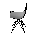 Cadeira Apolo - Cinza