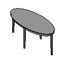 Genus Occasional Table Oval