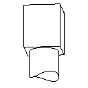 Foundation - cylindric pile w rectangular cap