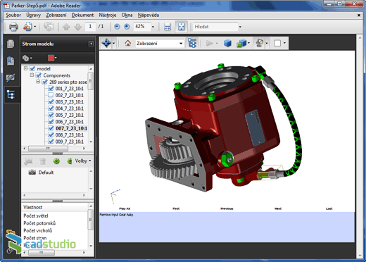 3D PDF model