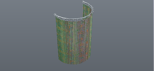 DOWNLOAD Round_frame_with_Curtain.dwg