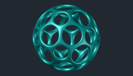 DOWNLOAD Truncated_icosahedron_round.dwg