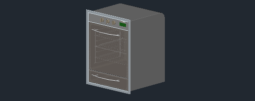DOWNLOAD Wall_Oven_3D.dwg