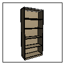 Moventi_OffcStrg_Storage_Bookcase350Deep.rfa