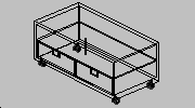 DOWNLOAD Stolek_IKEA_Besta_Jagra.dwg