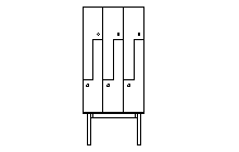 DOWNLOAD Protech_-_Locker_&_Bench_LB200-30L.dwg