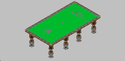 DOWNLOAD Snooker_Table.dwg