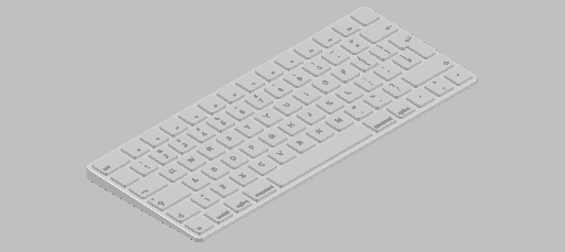 DOWNLOAD 3D_iMAC_MAGIC_KEYBOARD.dwg