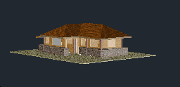 DOWNLOAD sample_3d_drawing_house.dwg