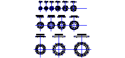 DOWNLOAD FLANGE_PLANS_AND_SIDE_ELEVATIONS_55.dwg