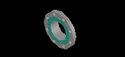 DOWNLOAD Flange_DN150_PN40_with_gasket_in_mm.dwg