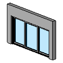 A_Reynaers_CP 155_Sliding Element_2-rail_3-vent-XQX.rfa