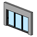 B_Reynaers_CP 155-LS_Sliding Element_2-rail_3-vent_XQX_QXQ.rfa