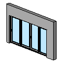 B_Reynaers_CP 155_Sliding Element_2-rail_4-vent-QXXQ-OXXO.rfa