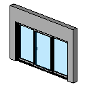 C_Reynaers_CP 155_Sliding Element_2-rail_3-vent-XQX.rfa