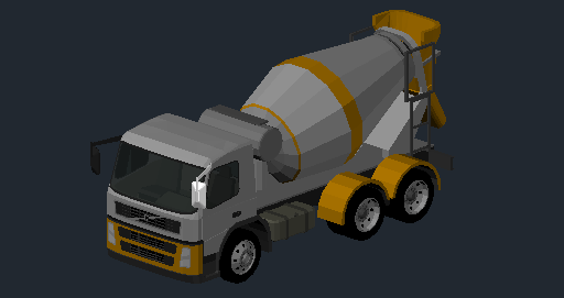 DOWNLOAD ConcreteTruck3D.dwg