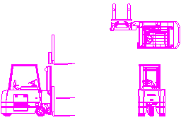 DOWNLOAD Forklift-Plan-Elevations.dwg