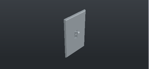 DOWNLOAD 1-gang_light_switch.dwg