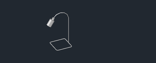 DOWNLOAD Light_Lamp_with_Frame_stand.dwg
