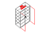 DOWNLOAD Cabinet-Utility-24Wx48Lx78H-Gray.dwg