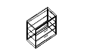 DOWNLOAD FileCabHoriz-3Drawer18Wx36Lx42H.dwg