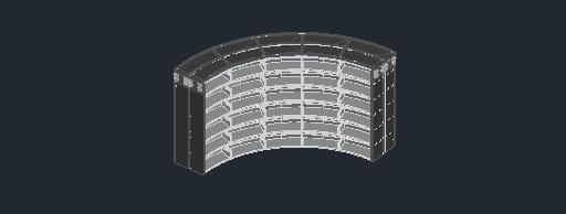 DOWNLOAD high_curved_library_cantilever_shelving.dwg