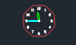 DOWNLOAD AutoCAD_Clock_Dyn.dwg