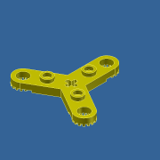 DOWNLOAD Rotor 3 blade with 3 studs.ipt