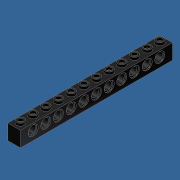 DOWNLOAD Technic Brick 1x12 (hole x11).ipt