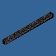 DOWNLOAD Technic Brick 1x16 (hole x15).ipt