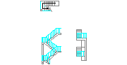 DOWNLOAD dog_legged_staircase.dwg