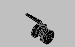 DOWNLOAD 1inch_ballvalve_flanged.dwg
