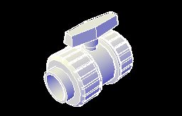 DOWNLOAD dia_50_pvc_ball_valve.dwg