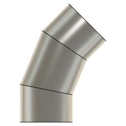 DOWNLOAD 2.0_INCH_I.D._MITRED_ELBOW_45_DEG._11_GAUGE.f3d