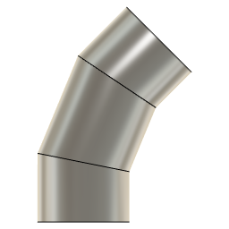 DOWNLOAD 2.0_INCH_I.D._MITRED_ELBOW_45_DEG._14_GAUGE.f3d