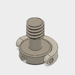 DOWNLOAD 2629 Quarter Inch D-Ring Tripod Mount.f3d