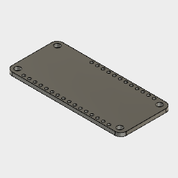 DOWNLOAD Generic Feather Wing with Holes.f3d