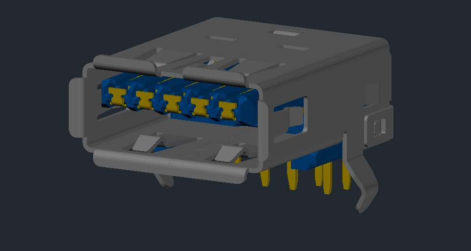 DOWNLOAD USB3-female.dwg
