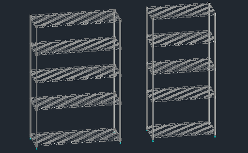DOWNLOAD Wire_Shelving.dwg