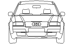 DOWNLOAD Audi-A6-front.dwg