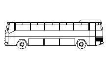 autobus pul dwg block vehicles