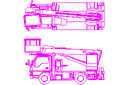 DOWNLOAD Cherry_Picker-Plan-Elevation.dwg