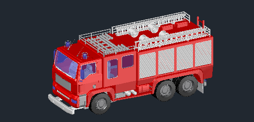 CAD Forum - Block-model: FireTruckEU (Vehicles)